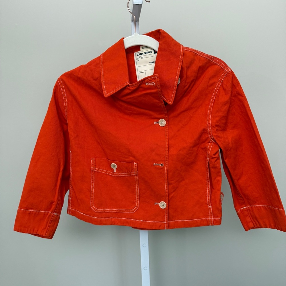 Zara srpls Kids Red Jacket size 8-9